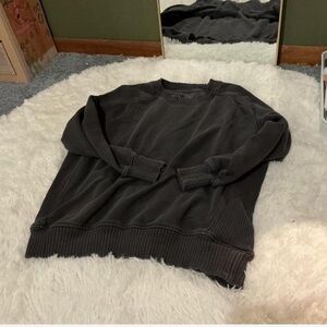 Aerie dark grey crewneck